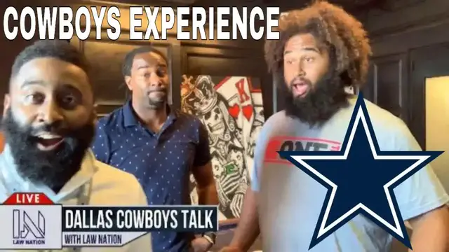 'Video thumbnail for law nation sports: dallas cowboys talk with jesse holley, joe looney, and more!'