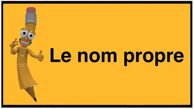 'Video thumbnail for Le nom propre'