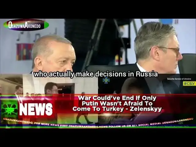 'Video thumbnail for War Could've End If Only Putin Wasn't Afraid To Come To Turkey - Zelenskyy'