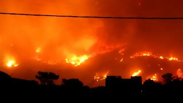 'Video thumbnail for Turkiye’s wildfires force evacuations as emergency crews battle blazes in Hatay and Izmir'
