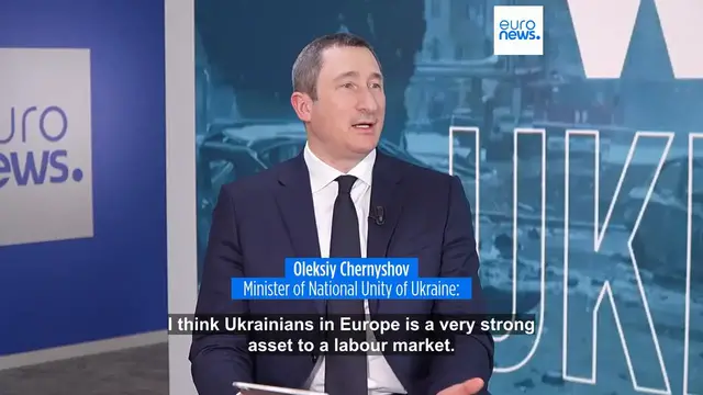 'Video thumbnail for Kyiv will not force Ukrainian refugees to come back home — but it hopes they will'