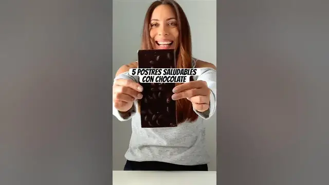 'Video thumbnail for 5 postres saludables con chocolate'