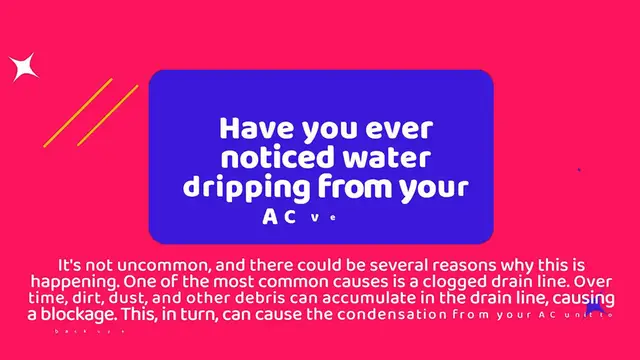 'Video thumbnail for Stop Your AC Vent from Leaking Water Before It's Too Late!'
