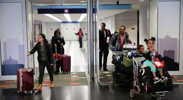 'Video thumbnail for President Donald Trump announces US travel ban on 12 countries, restrictions on seven'