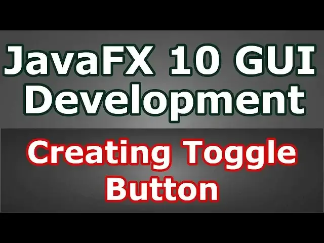'Video thumbnail for Learn JavaFX 10 Creating Toggle Button (Java GUI Programming) #13'