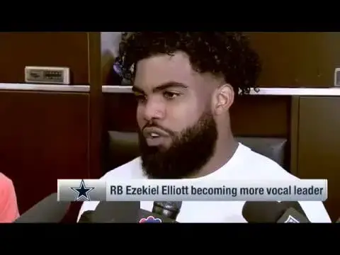 'Video thumbnail for law nation sports: ezekiel elliott focused on being more vocal in 2018'