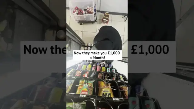 'Video thumbnail for Vending Machine Business: £2,000 Investment, £1,000 Monthly Profit?'