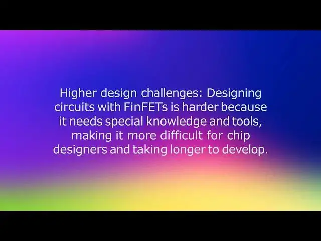 'Video thumbnail for FinFET Disadvantage #siliconvlsi #finfet #vlsi'