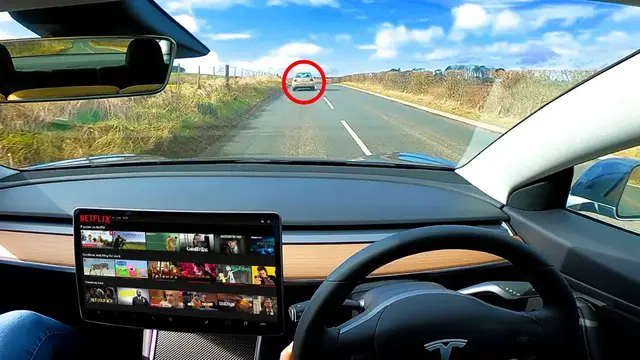 'Video thumbnail for I used Tesla Autopilot for 99% of my UK Road Trip'