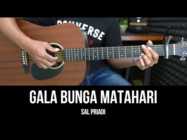 'Video thumbnail for Gala Bunga Matahari - Sal Priadi | Tutorial Chord Gitar Mudah dan Lirik'