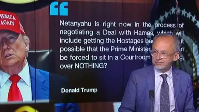 'Video thumbnail for Trump calls for a Gaza ceasefire deal as some Palestinians are skeptical'