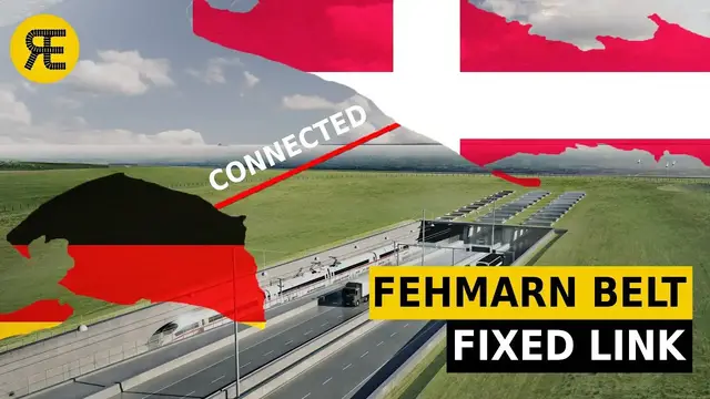 'Video thumbnail for Undersea Rail-Road tunnel between Denmark and Germany: Fehmarn link Explained'