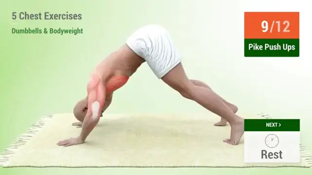 'Video thumbnail for bodyweight exercises | bodyweight workouts | chest muscles | dumbbells | Chest Muscles | Dumbbells | Bodyweight | Chiselled'