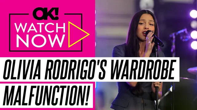 'Video thumbnail for Olivia Rodrigo Nearly Spills Out of Tight White Top Ahead of Glastonbury Performance: Watch '