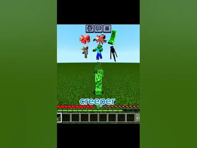 'Video thumbnail for mobs cactus run in Minecraft #minecraft #skibiditoilet #roblox #asmr #shorts #herobrine'