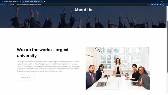 'Video thumbnail for Make Complete College Website Design _ Course Page and Blog Page _ Part 3'