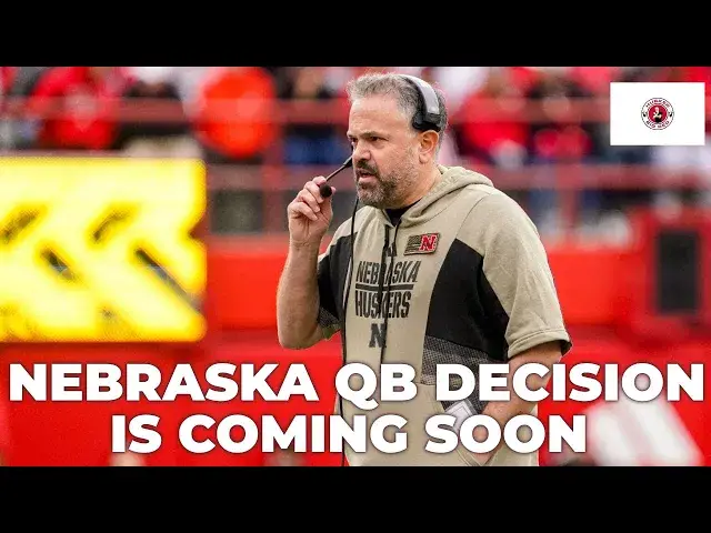 'Video thumbnail for Nebraska football to name a starting QB, plus more on fall camp and recruiting'