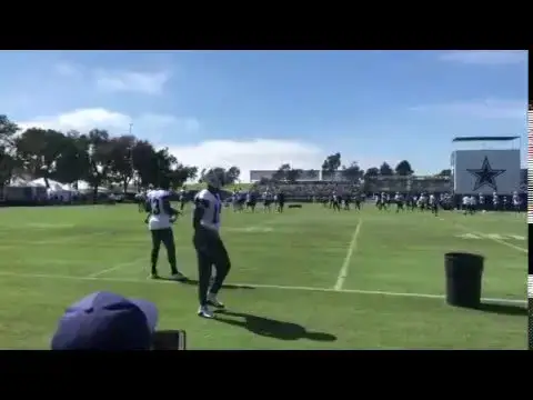'Video thumbnail for law nation sports: dallas cowboys' amari cooper's catching technique drill'