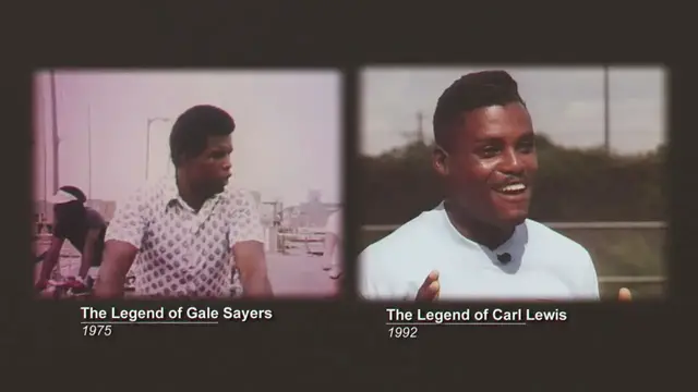 'Video thumbnail for Greatest Sports Legends Then and Now - Features the Careers of Gayle Sayers and Carl Lewis.'