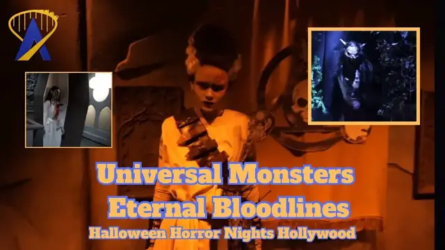 'Video thumbnail for Universal Monsters Eternal Bloodlines Haunted House at Halloween Horror Nights Hollywood 2024'