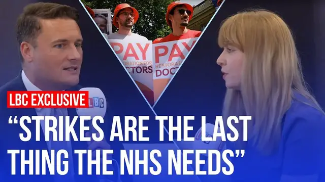 'Video thumbnail for Exclusive: Health Secretary Wes Streeting sends a warning to doctors after strike threats'
