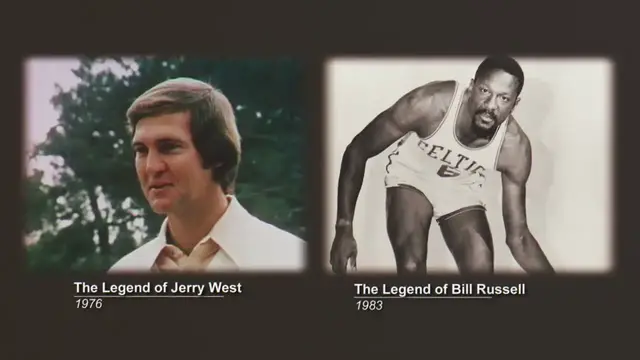 'Video thumbnail for Greatest Sports Legends Then and Now - Features the Careers of Bill Russell and Jerry West'