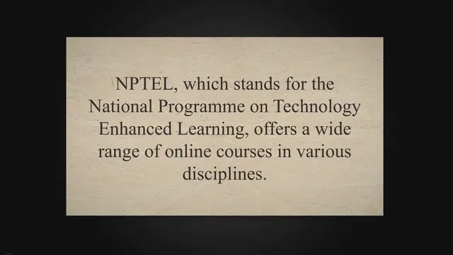 'Video thumbnail for Unlocking Success: Mastering NPTEL Answer Key Analysis for Optimal Learning'