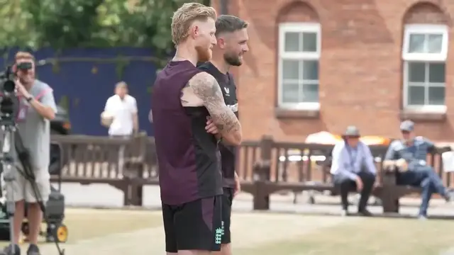 'Video thumbnail for England train at Edgbaston ahead of 2nd Test against India'