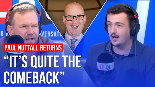 'Video thumbnail for James O'Brien can't believe former UKIP leader has been appointed Reform UK vice-chairman | LBC'