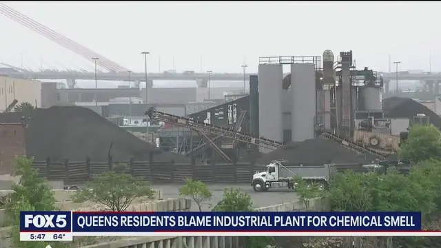 'Video thumbnail for High pollution levels causing chemical-like smell in Queens'