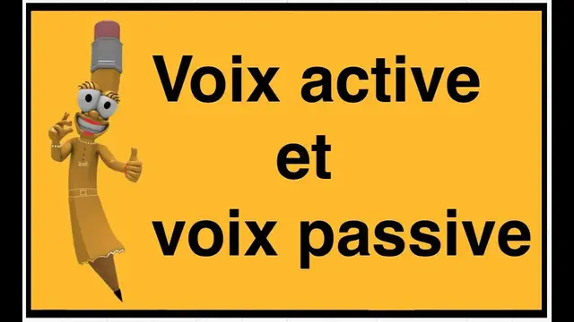 'Video thumbnail for La voix active et la voix passive'