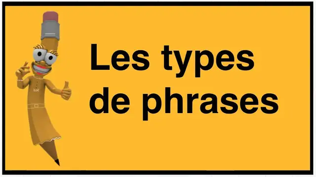 'Video thumbnail for Les types de phrases'