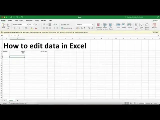'Video thumbnail for Excel 365: Cách chỉnh sửa dữ liệu trong Excel: Nhanh – Chuẩn – Dễ nhớ'