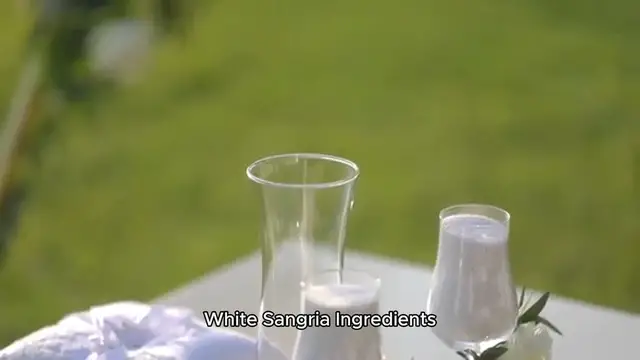 'Video thumbnail for White sangria recipe '