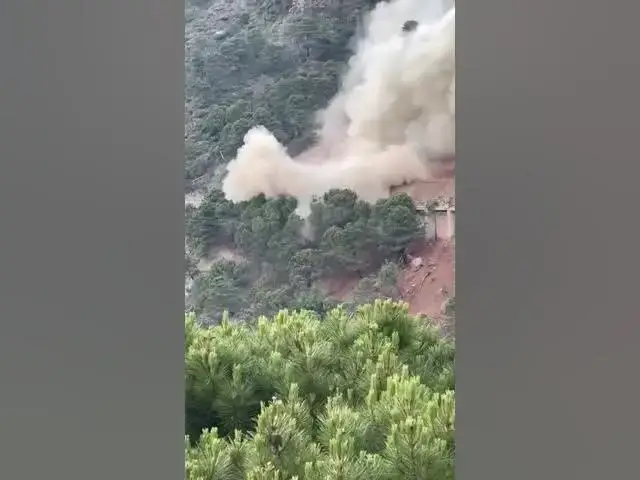 'Video thumbnail for WATCH: Blasting works have started on the A-397 road to Ronda on the Costa del Sol'