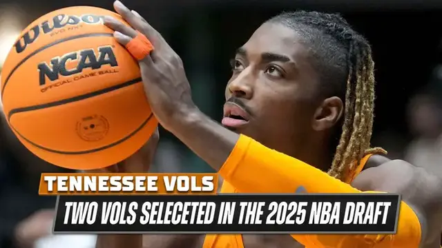 'Video thumbnail for Two Vols have been selected in the 2025 NBA Draft'