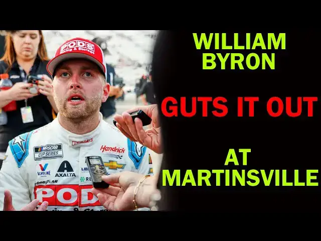 'Video thumbnail for The Final Lap: William Byron Guts It Out at Martinsville to Make Championship 4'