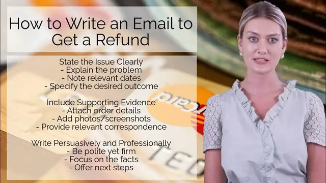 'Video thumbnail for How to Write an Email to Get a Refund'