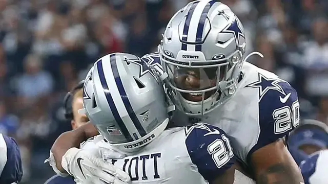 'Video thumbnail for law nation sports: dallas cowboys running back dilemma: elliott vs. pollard, salary cap impact'