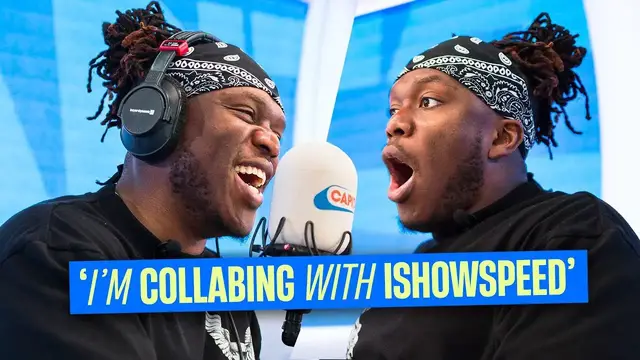'Video thumbnail for KSI’s upcoming collab with iShowSpeed and getting GHOSTED by a major celeb | Capital'
