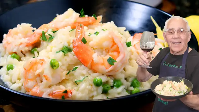 'Video thumbnail for Shrimp Risotto with Lemon – Creamy, Bright & Full of Flavor!'