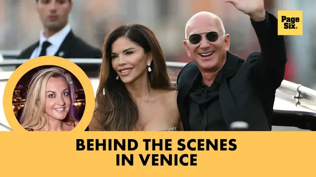 'Video thumbnail for Behind the scenes: Jeff Bezos and Lauren Sánchez wedding in Venice'