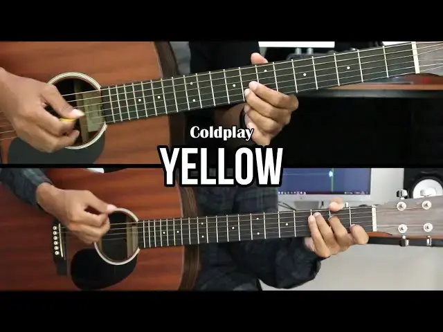 'Video thumbnail for Yellow - Coldplay | EASY Guitar Tutorial - Guitar Lessons for Beginners'