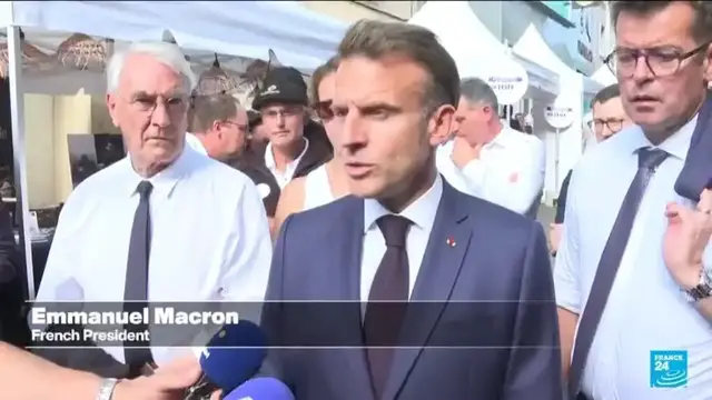 'Video thumbnail for Macron threatens retaliatory measures against Iran over detained French couple'