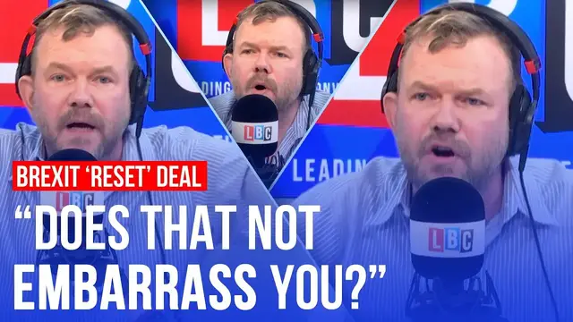'Video thumbnail for Brexiteer calls James O’Brien ‘to see how many times he’d be interrupted’ | LBC'