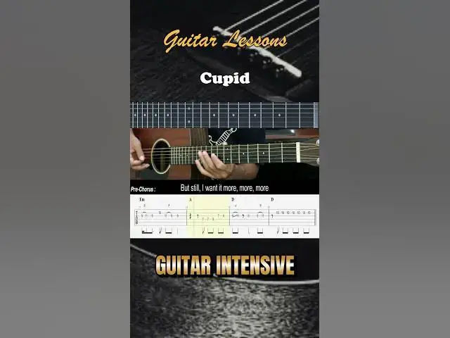 'Video thumbnail for Cupid (Twin Version) - FIFTY FIFTY | EASY Guitar Lessons TAB - Guitar Tutorial'