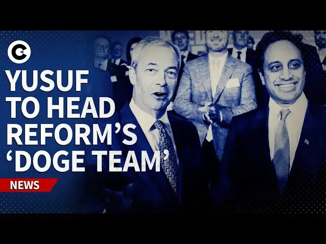 'Video thumbnail for Why Zia Yusuf returned to Reform UK to lead Nigel Farage's 'DOGE team''