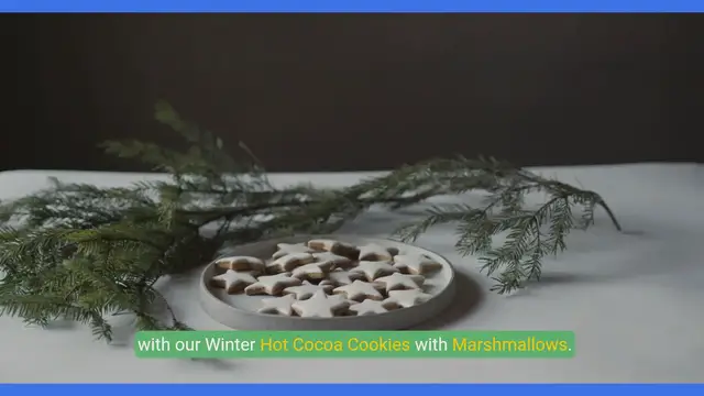 'Video thumbnail for Winter Hot Cocoa Cookies with Marshmallows'