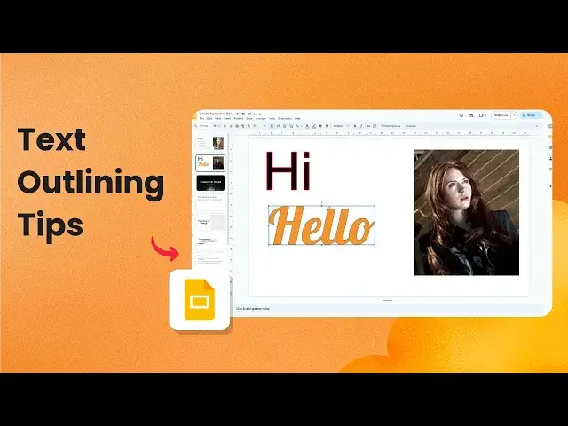 'Video thumbnail for How to Outline Text in Google Slides'
