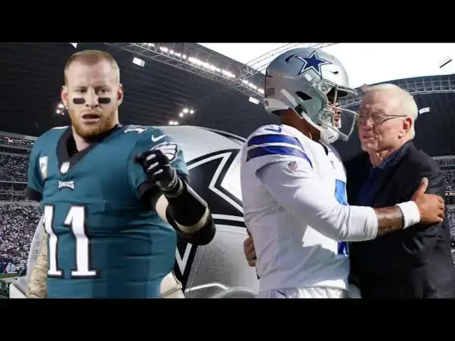 'Video thumbnail for law nation sports: dallas cowboys jerry jones on nfc east, dak prescott vs carson wentz'